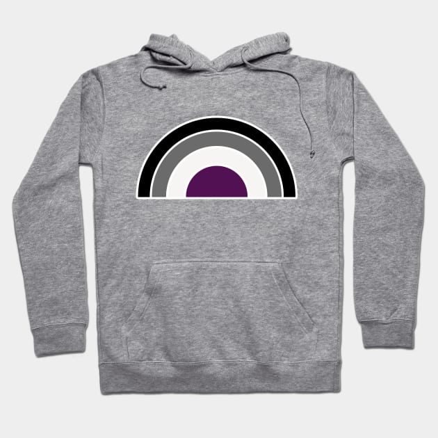 Asexual rainbow Hoodie by Bunanana